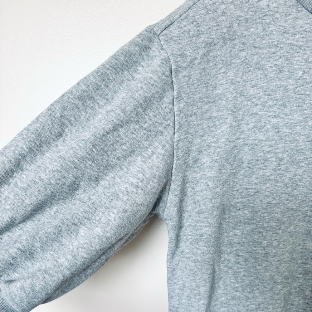 Anthro Daily Practice Heather Grey Lounge Athleisure Sweatshirt Tier Maxi Dress - Picture 3 of 11